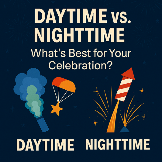 Daytime vs. Nighttime Fireworks: What’s Best for Your Celebration?