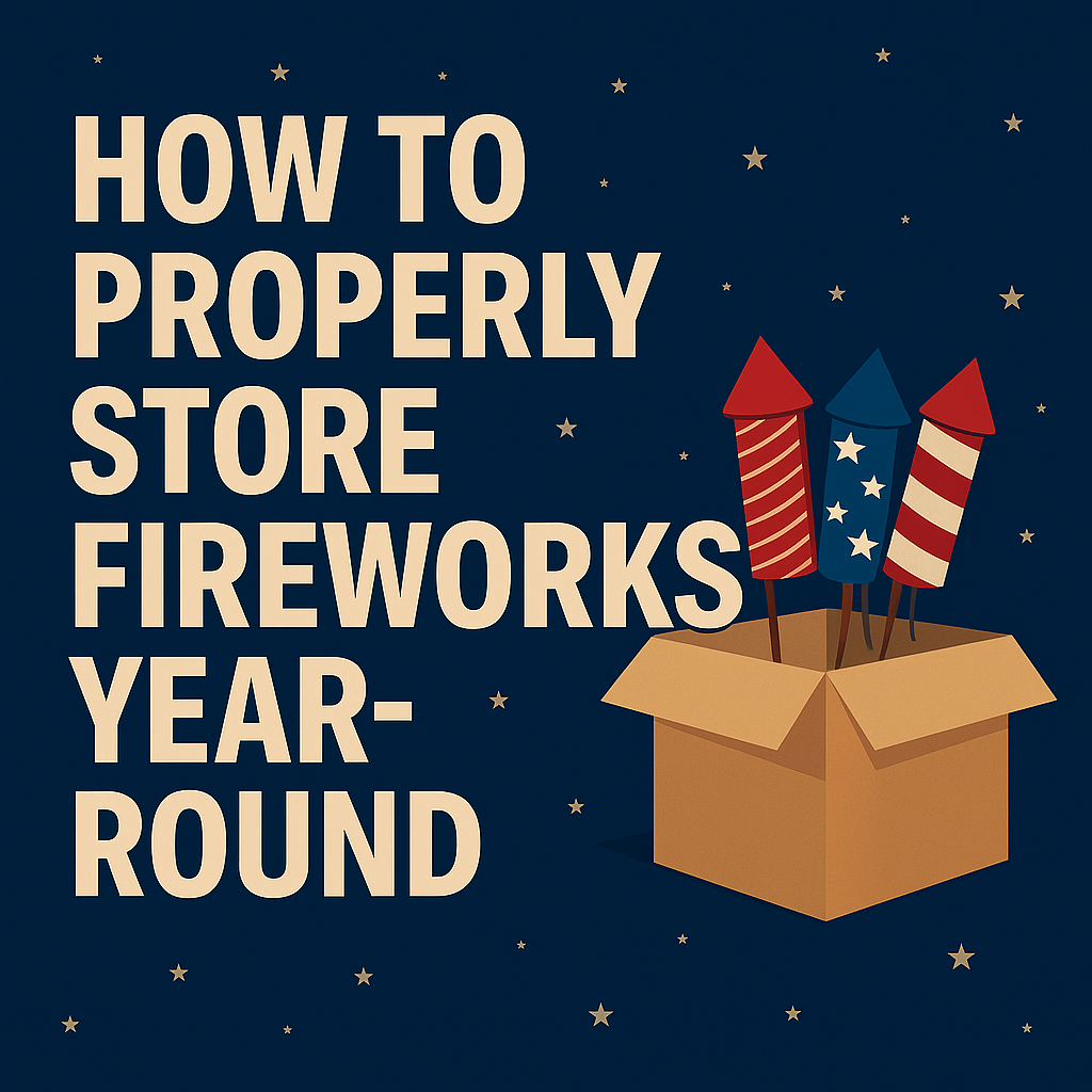 How to Properly Store Fireworks Year-Round