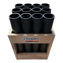 Elevated Fireworks 12-Shot HDPE Mortar Rack