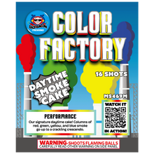 Color Factory (Daytime) 16-Shot Standard Aerial Cake