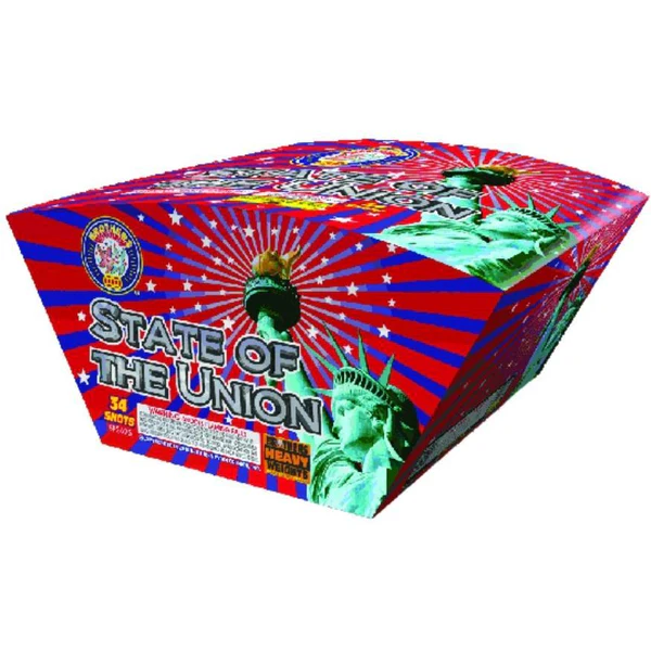 State of The Union 34-Shot XL Aerial Cake | Case Pack™ 4/1