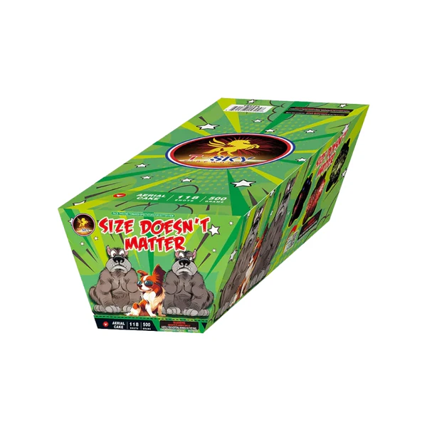 Size Doesn't Matter 118-Shot XL Aerial Cake | Case Pack™ 8/1