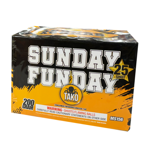 Sunday Funday 25-Shot Standard Aerial Cake | Case 8/1