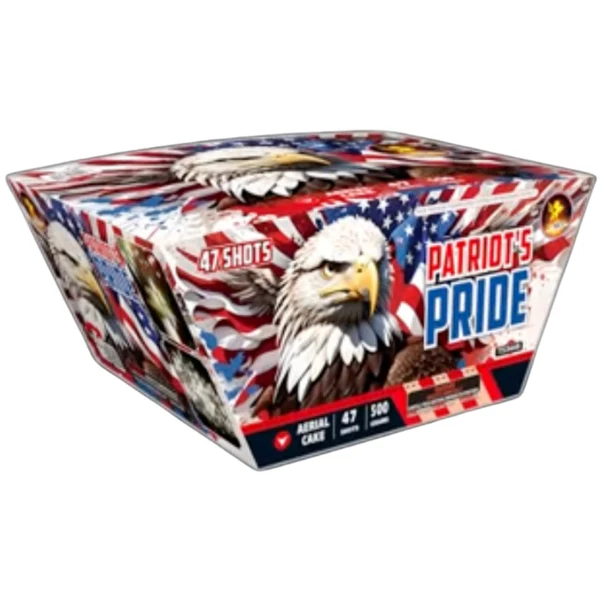 Patriot's Pride 47-Shot XL Aerial Cake | Case Pack™ 4/1