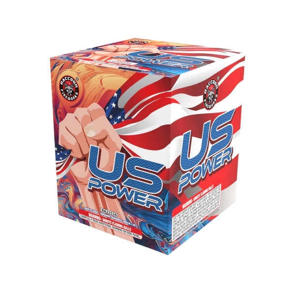 U.S Power 16-Shot Standard Aerial Cake | Case Pack™ 12/1