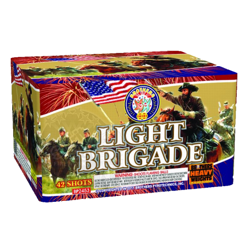 Light Brigade 42-Shot Standard Aerial Cake | Case 6/1