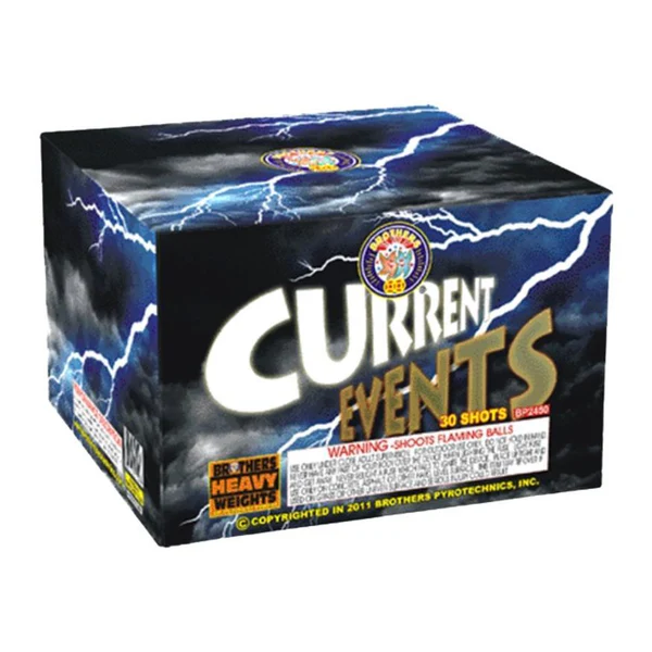 Current Events 30-Shot Large Aerial Cake | Case Pack™ 8/1