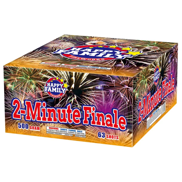 2-Minute Finale 63-Shot XL Aerial Cake | Case Pack™ 4/1