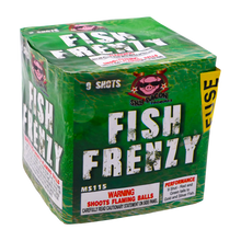 Fish Frenzy 9-Shot Standard Aerial Cake