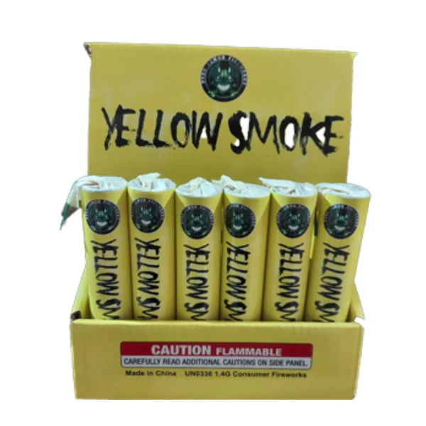 Yellow Smoke Large Smoke Bomb | Case Pack™ 60/1