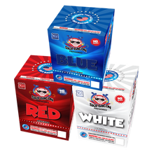 Red / White / Blue 16-Shot Aerial Assortment Set (3-Pack)