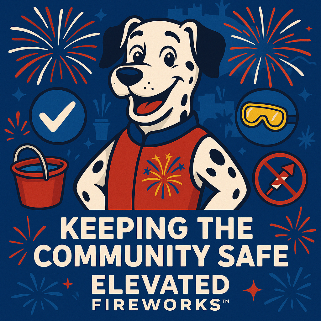 Meet Sparky: The Mascot Behind Elevated Fireworks