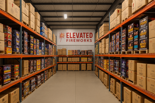 Behind the Scenes at Elevated Fireworks™ | Warehouse & Stand Setup