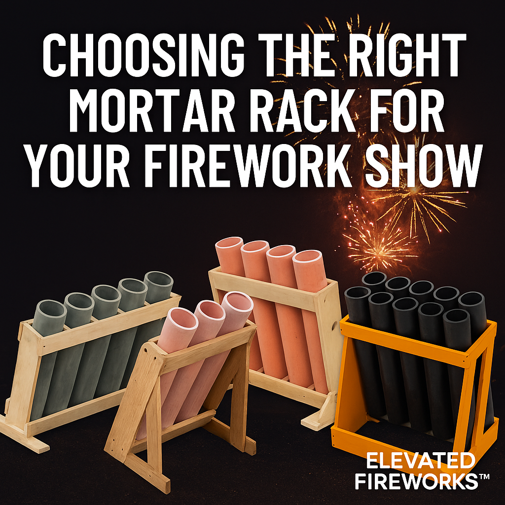 Elevated Fireworks™ | Choosing the Right Mortar Rack for Your Firework Show