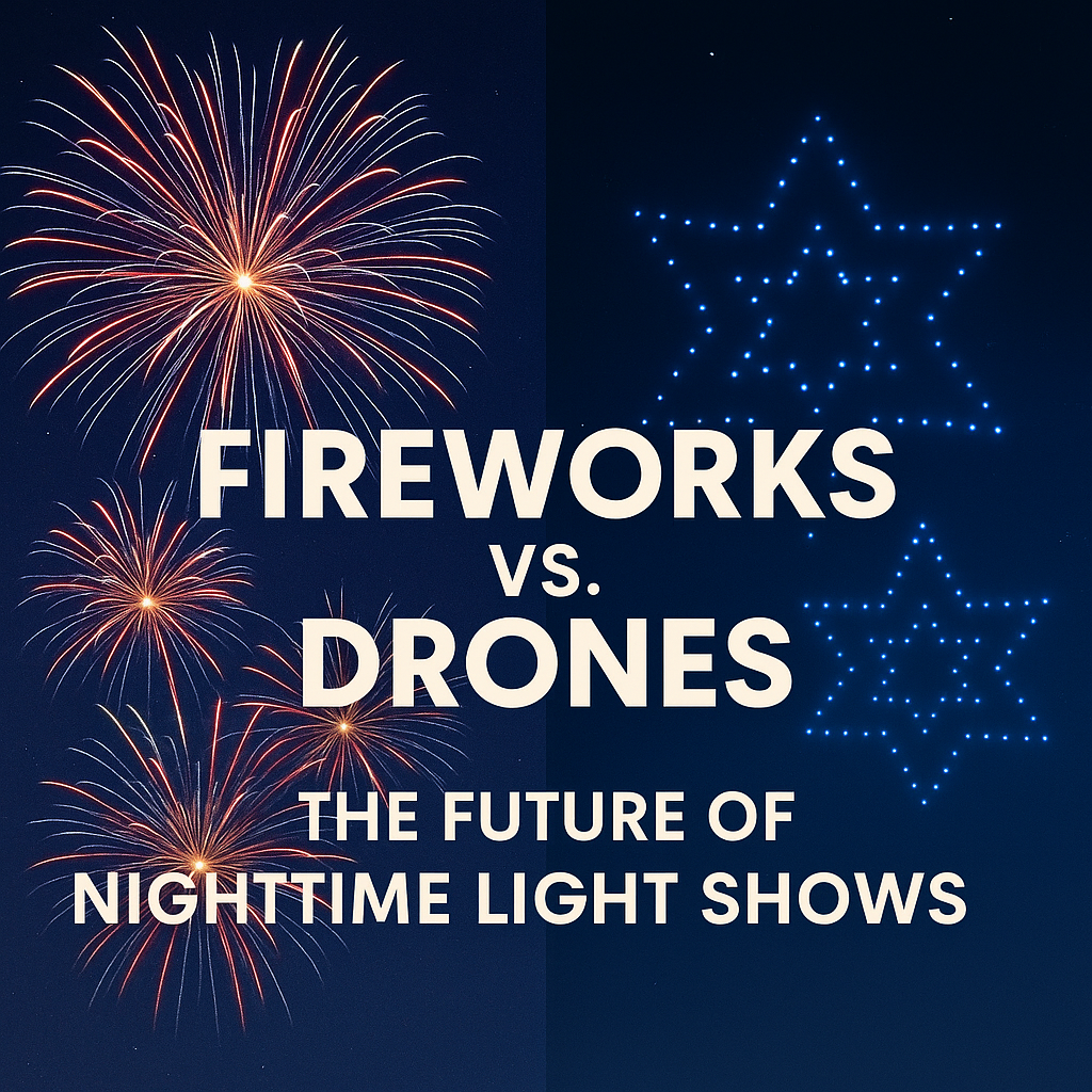 Fireworks vs. Drones: The Future of Nighttime Light Shows