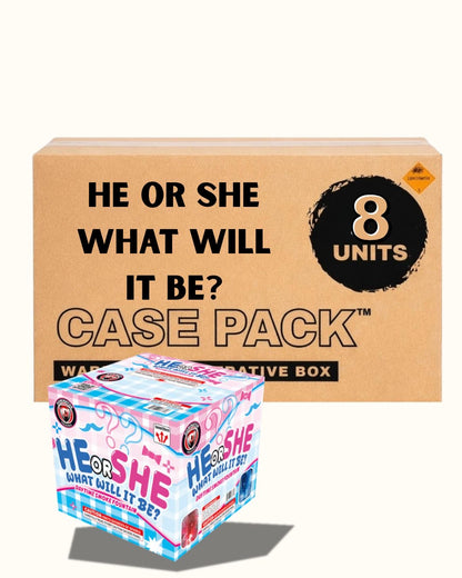 He or She, What Will It Be? XL Fountain (Pink)