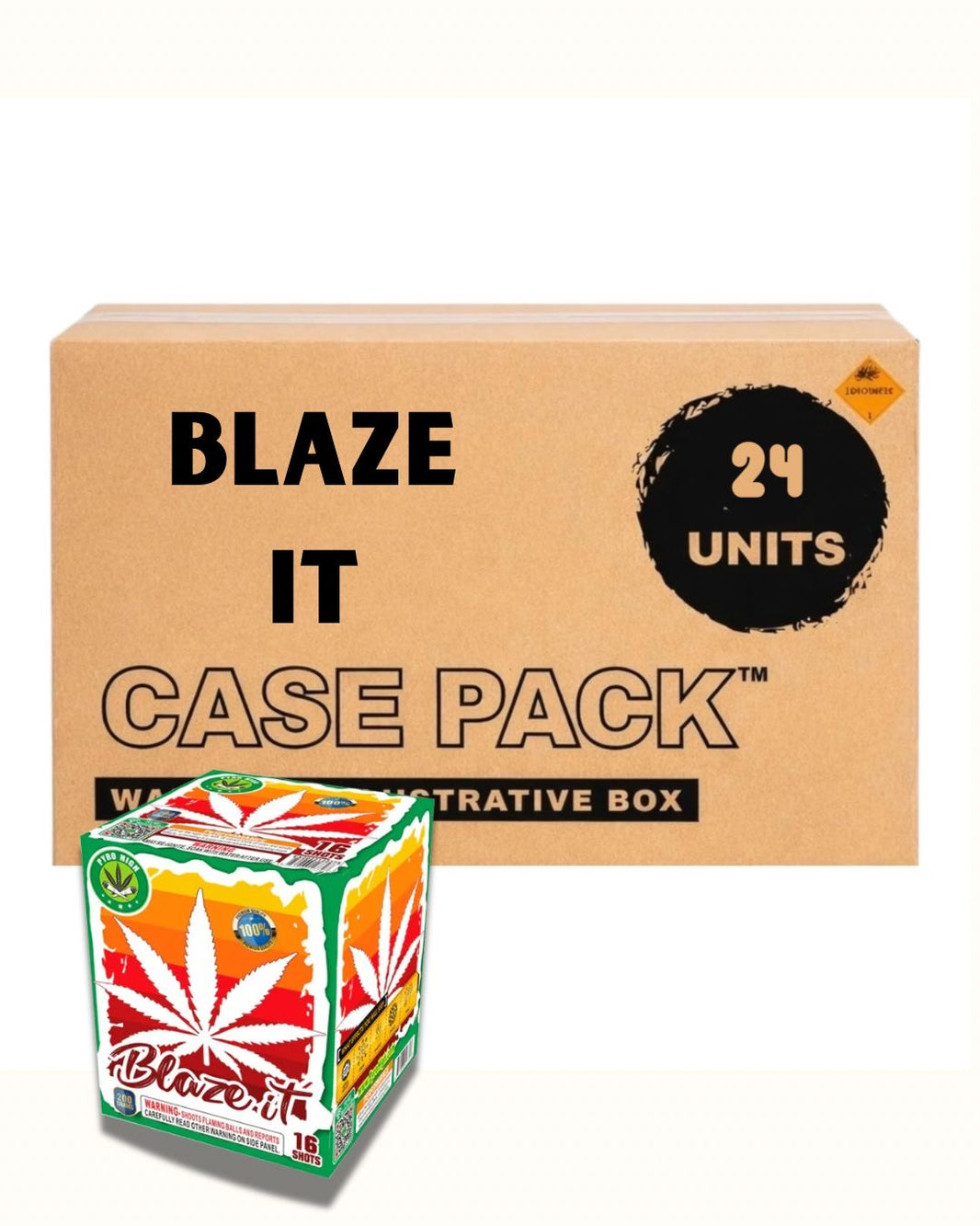 Blaze It 16-Shot Standard Aerial Cake