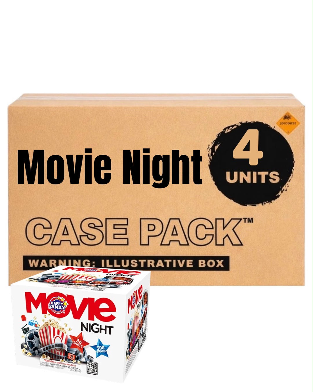 Movie Night 36-Shot XL Aerial Cake