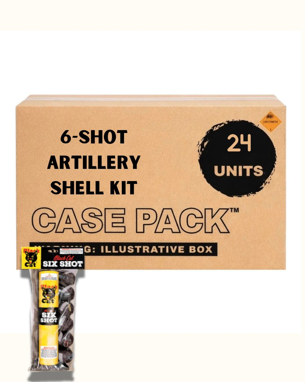 Black Cat 6-Shot Artillery Shell Kit
