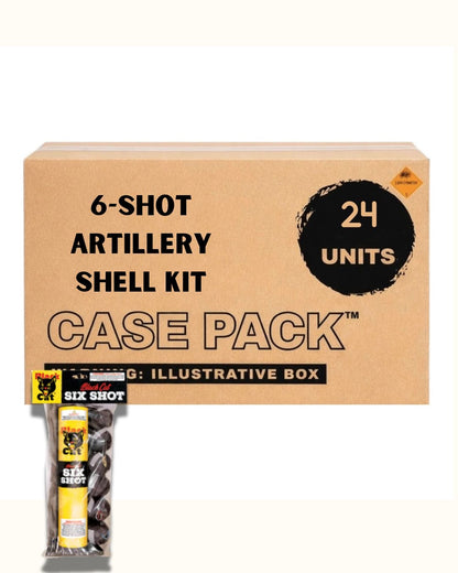 Black Cat 6-Shot Artillery Shell Kit