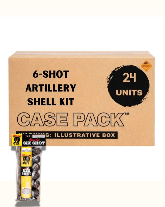 Black Cat 6-Shot Artillery Shell Kit