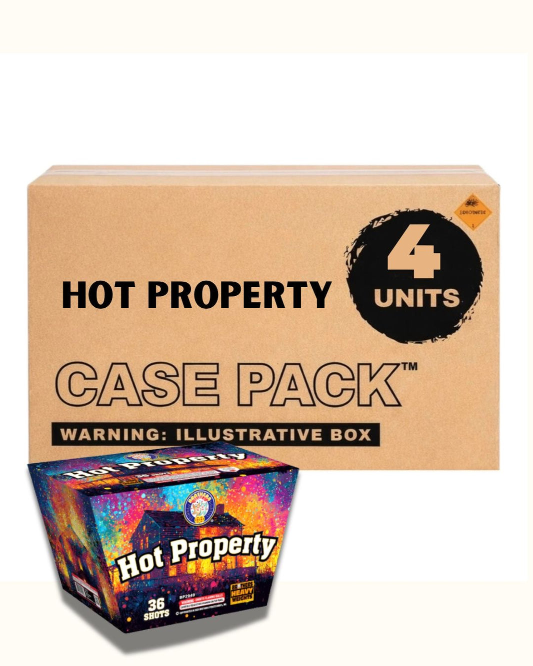 Hot Property 36-Shot XL Aerial Cake