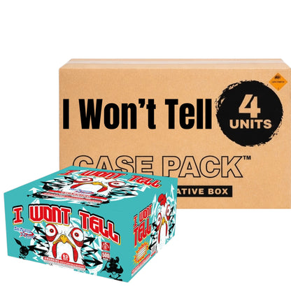 I Won't Tell 63-Shot XL Aerial Cake | Case Pack™ 4/1