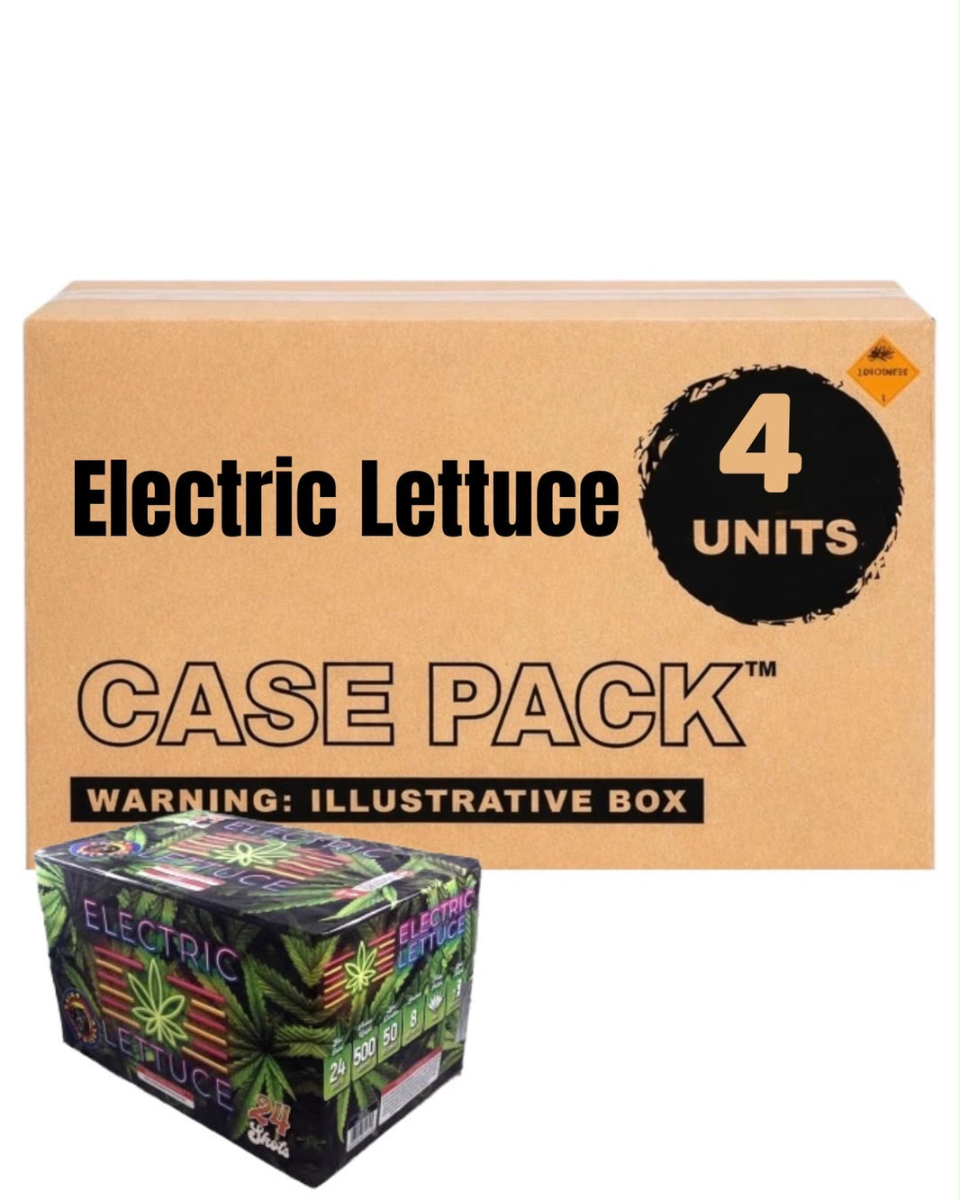 Electric Lettuce 24-Shot XL Aerial Cake