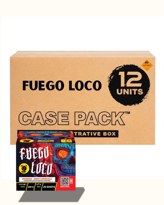 Fuego Loco 20-Shot Standard Aerial Cake