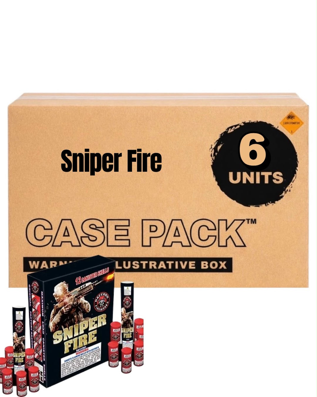 Sniper Fire 12-Shot Canister Shells