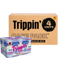 Pastel aéreo XL de 25 disparos Trippin | Caja de 4 unidades