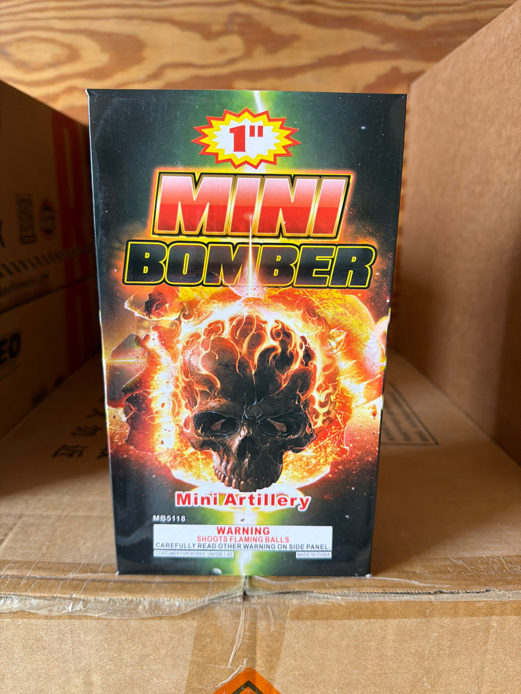 Mini Bomber 1 pulg. Carcasas de artillería de 12 disparos