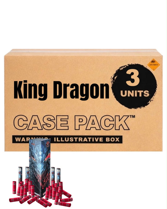 King Dragon Cáscaras de 6 pulg. y 24 disparos