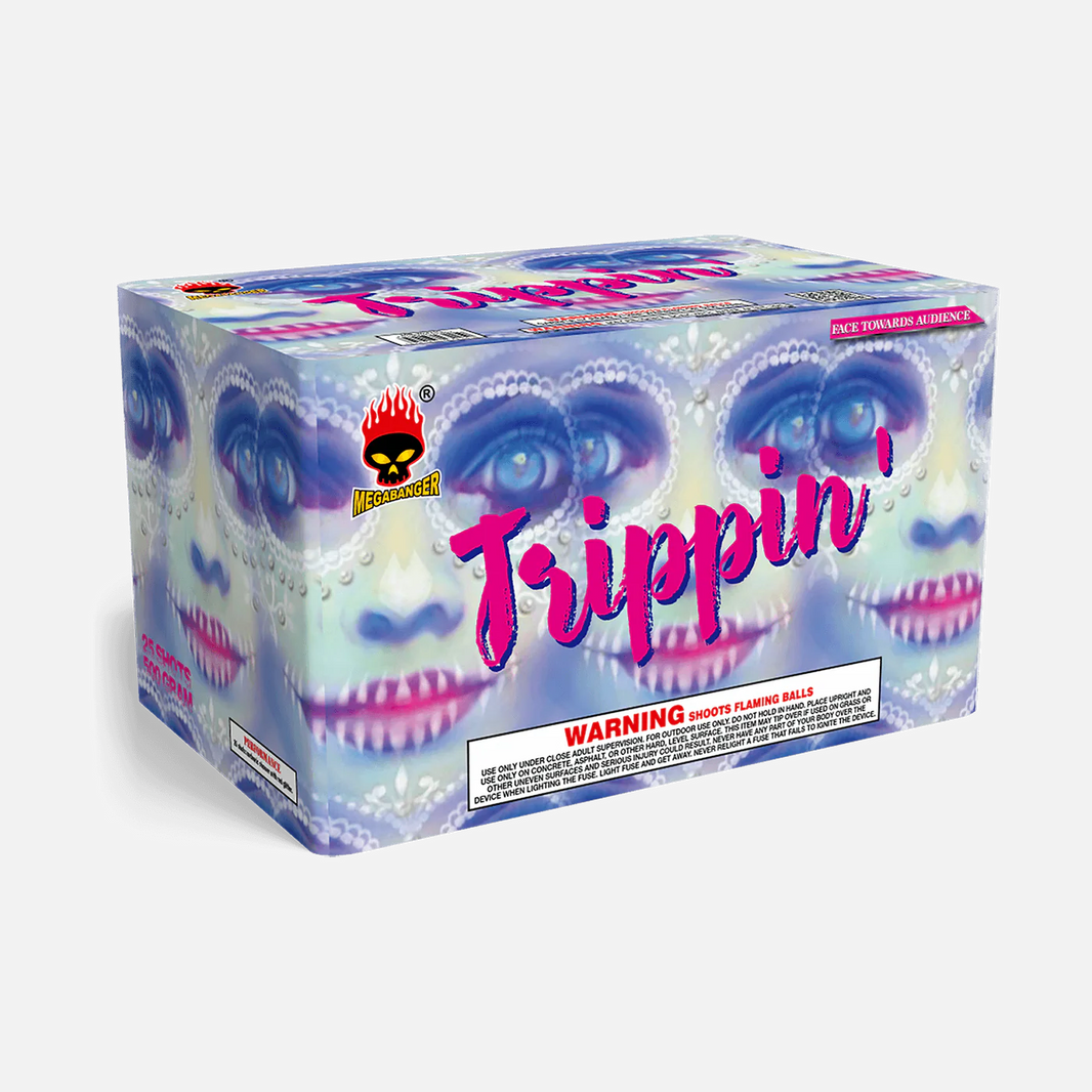 Trippin 25-Shot XL Aerial Cake | Case Pack™ 4/1