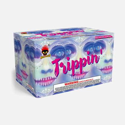 Pastel aéreo XL de 25 disparos Trippin | Caja de 4 unidades