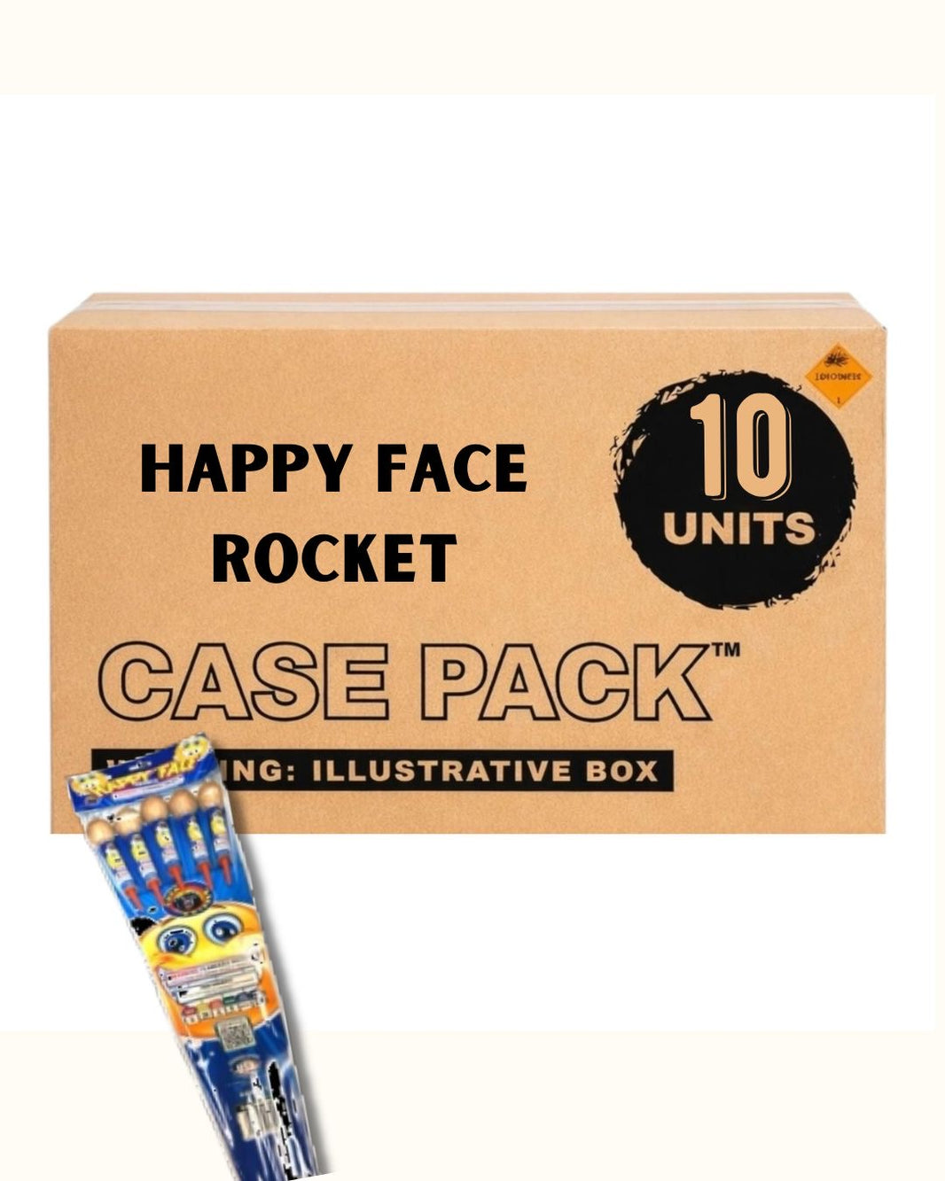 Happy Face Rocket (5-Pack)