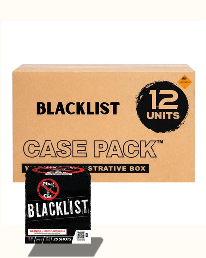Blacklist 25-Shot Standard Aerial Cake