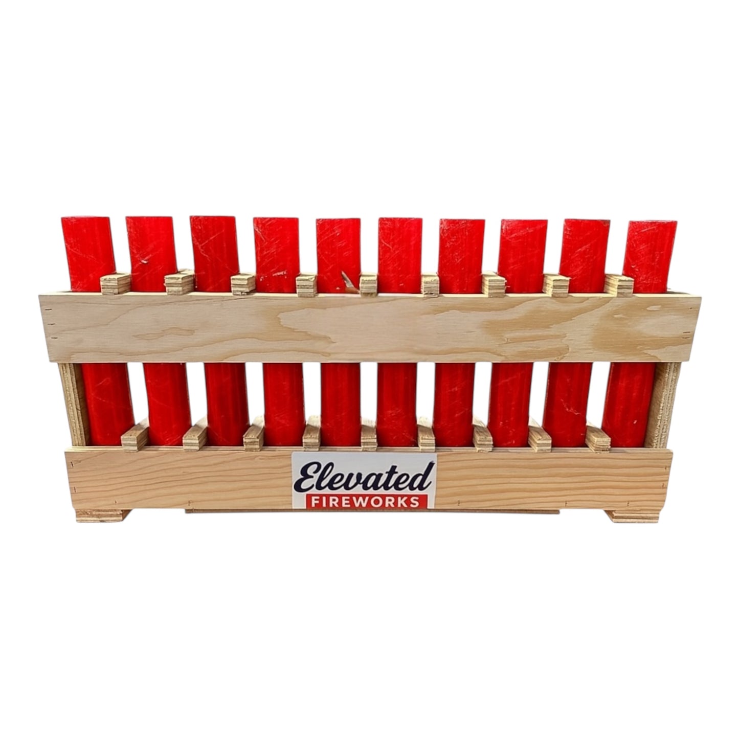 Elevated Fireworks™ Fiberglass Rack (10-Shot)