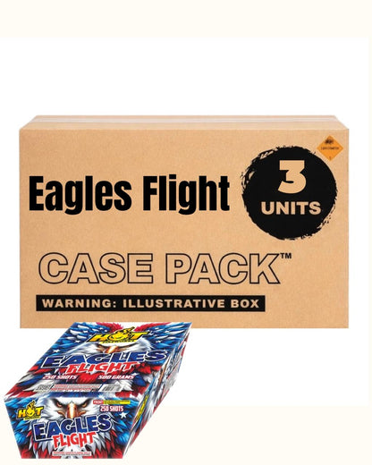 Eagles Flight 250-Shot XL Zipper Aerial Cake