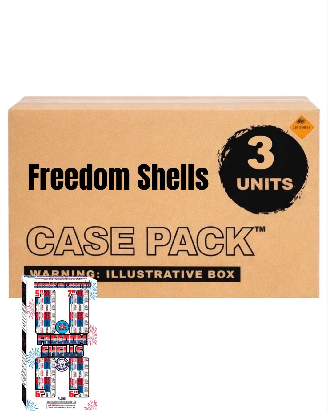 Freedom Shells, proyectiles de mortero de 24 disparos de 5/6/7 pulg.