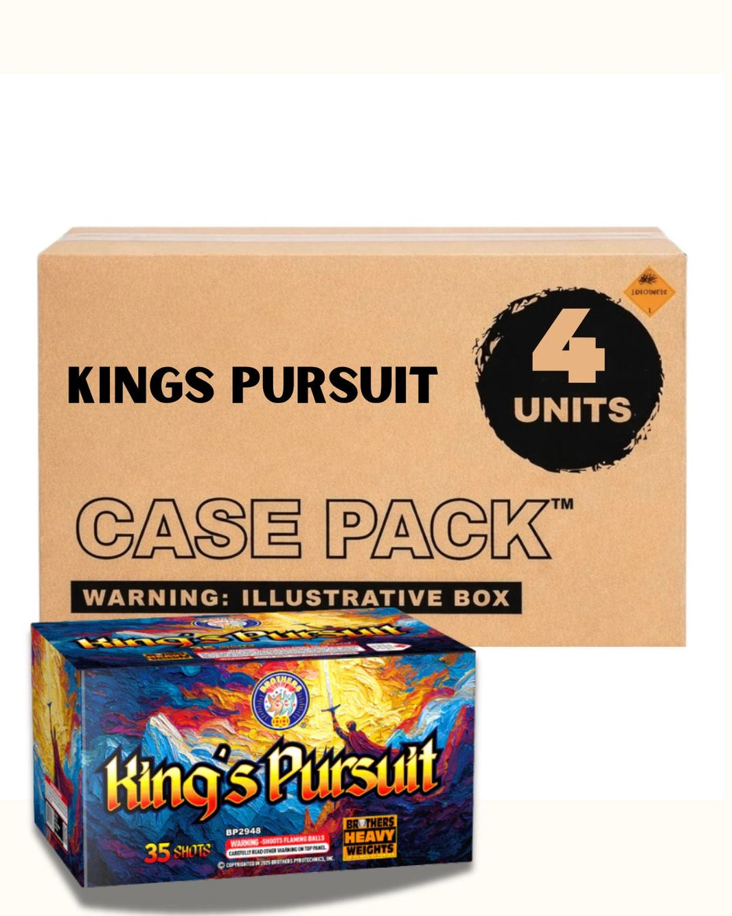 Kings Pursuit 35-Shot XL Aerial Cake