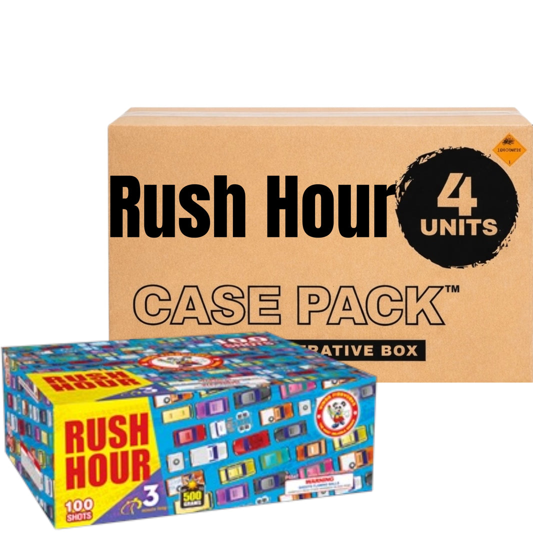 Rush Hour 100-Shot XL Aerial Cake | Case Pack™ 4/1
