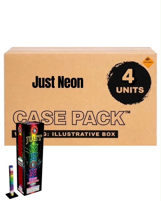 Solo cartuchos cilíndricos Just Neon de 24 disparos y 5 pulgadas