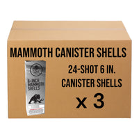Mammoth 24-Shot 6 in. Canister Shells | Case 3/24