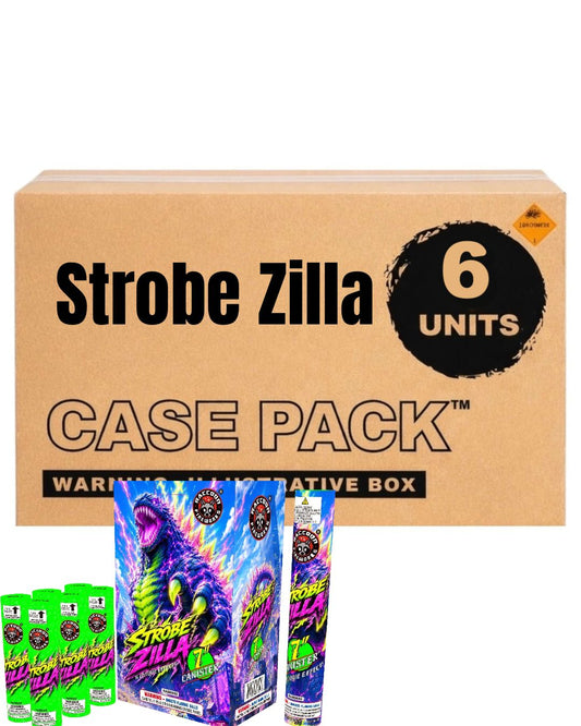 Strobe Zilla 7 in. 6-Shot Canister Shell Kit