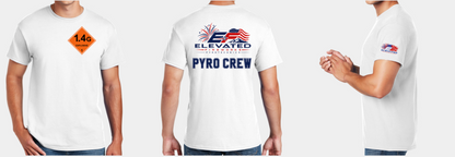 Elevated Fireworks™ Pyro Crew T-Shirt (White)