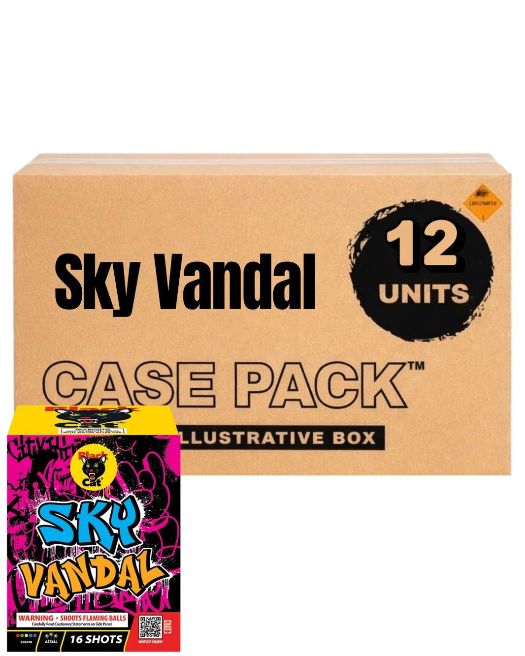 Sky Vandal 16-Shot Standard Aerial Cake