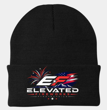 Elevated Fireworks™ Beanie (Black)