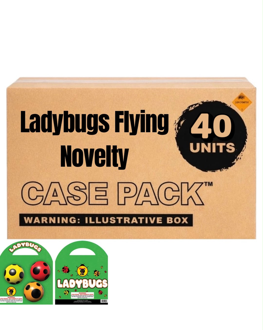 Ladybugs Flying Novelty (3-Pack)