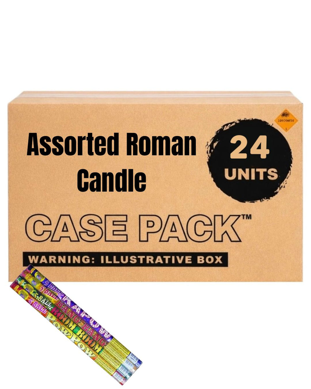Assorted Roman Candle (4-Pack)